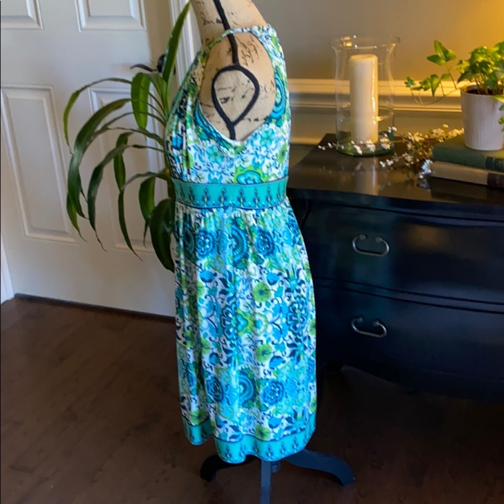 London Times Racer Back Sundress - Picture 4 of 7